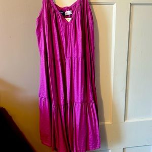 Old navy light pink sun dress, never word.